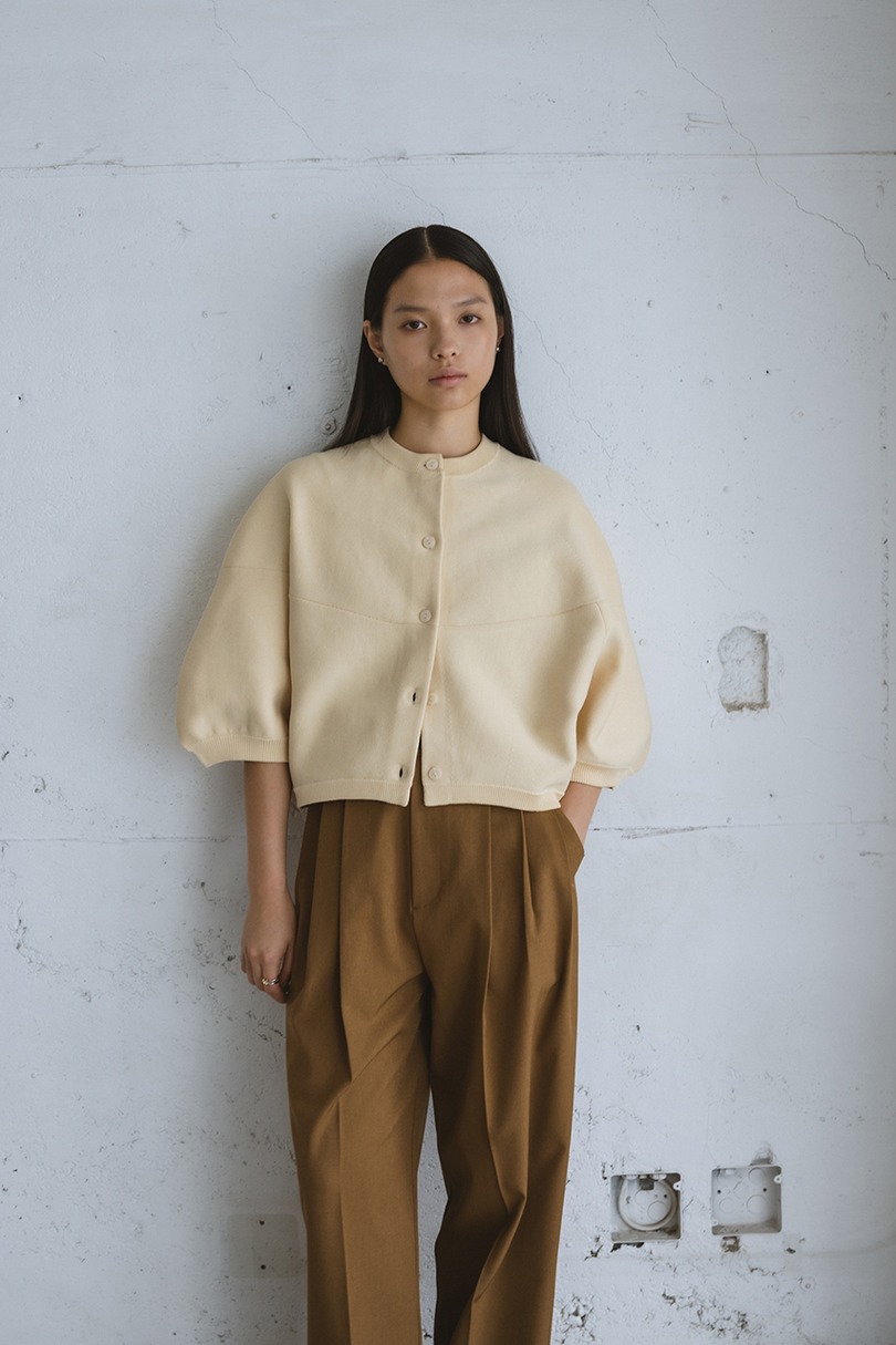 パネルフォルムカーディガン 詳細画像 IVOY 4