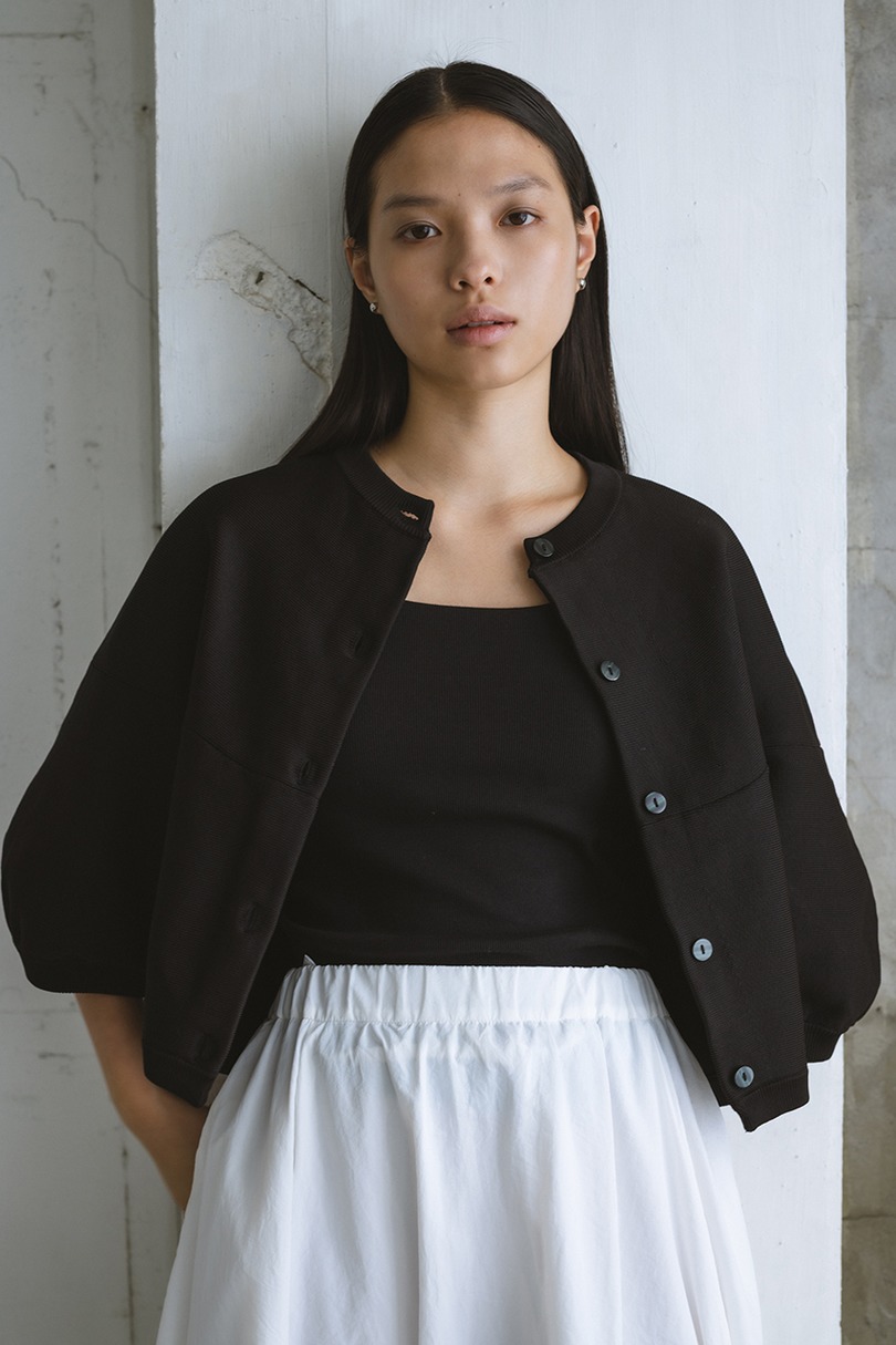 パネルフォルムカーディガン 詳細画像 BLK 5