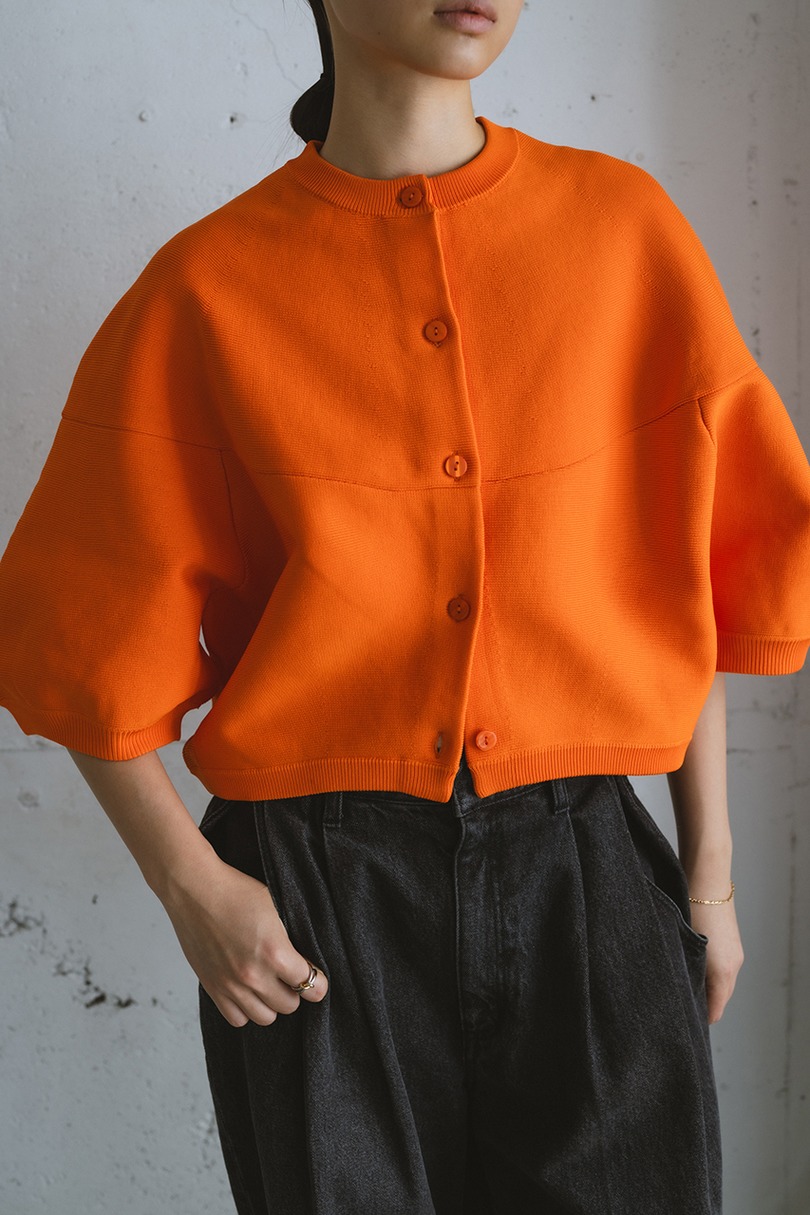 パネルフォルムカーディガン