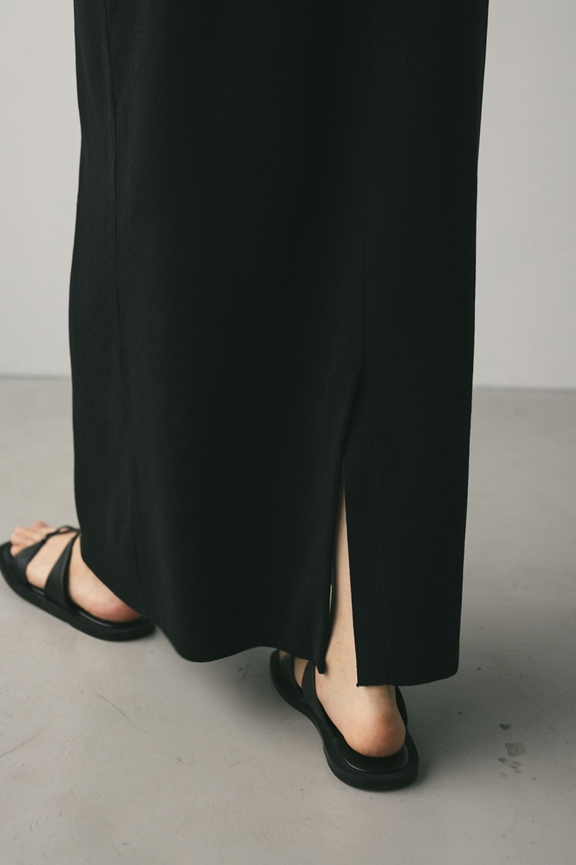 ナローシルエットニットワンピース 詳細画像 BLK 14