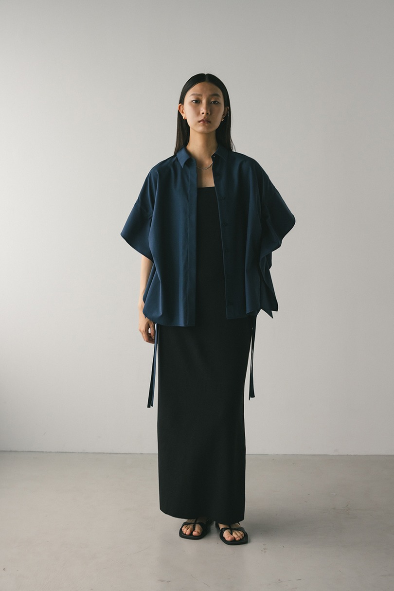 ナローシルエットニットワンピース 詳細画像 BLK 2