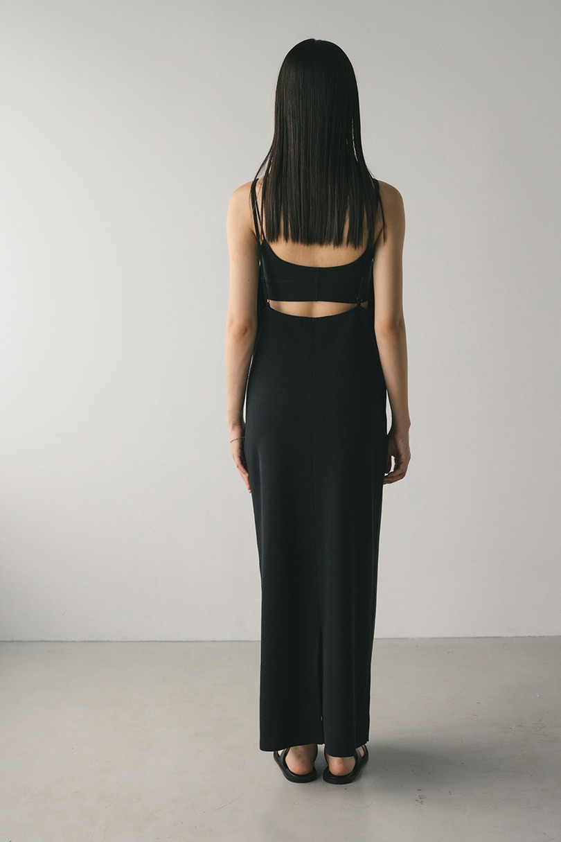 ナローシルエットニットワンピース 詳細画像 BLK 8