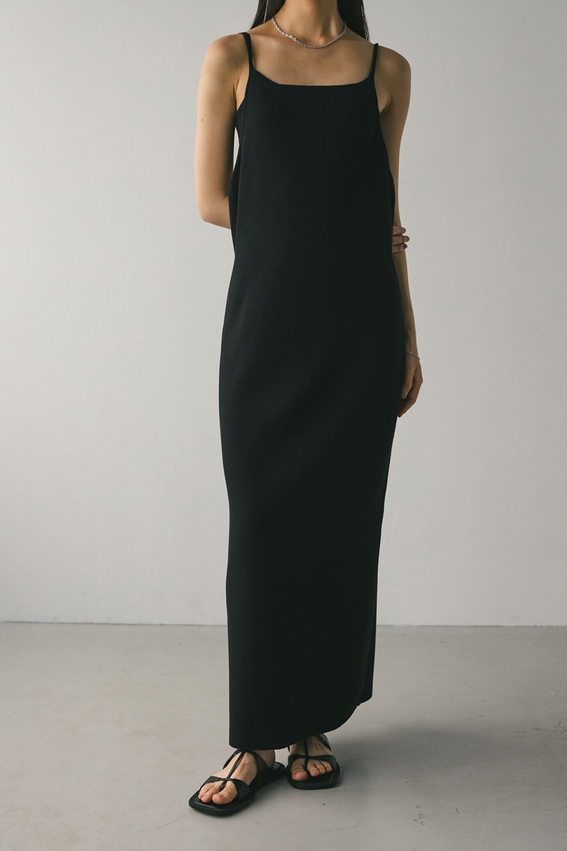 ナローシルエットニットワンピース 詳細画像 BLK 9