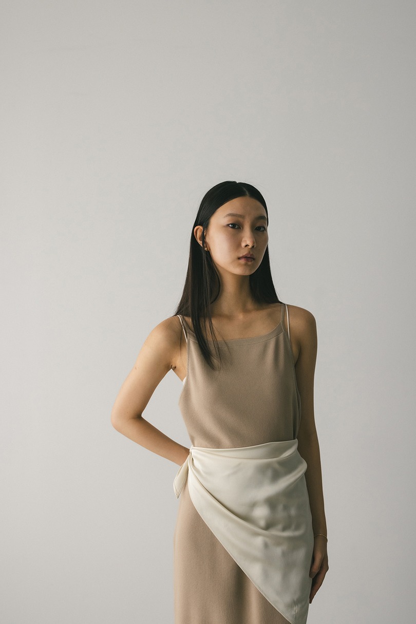 ナローシルエットニットワンピース 詳細画像 BEG 3