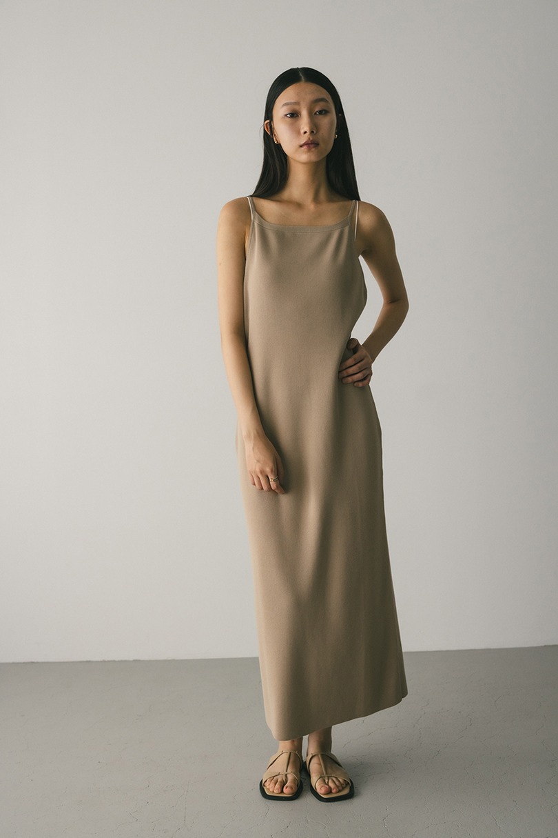 ナローシルエットニットワンピース 詳細画像 BEG 4