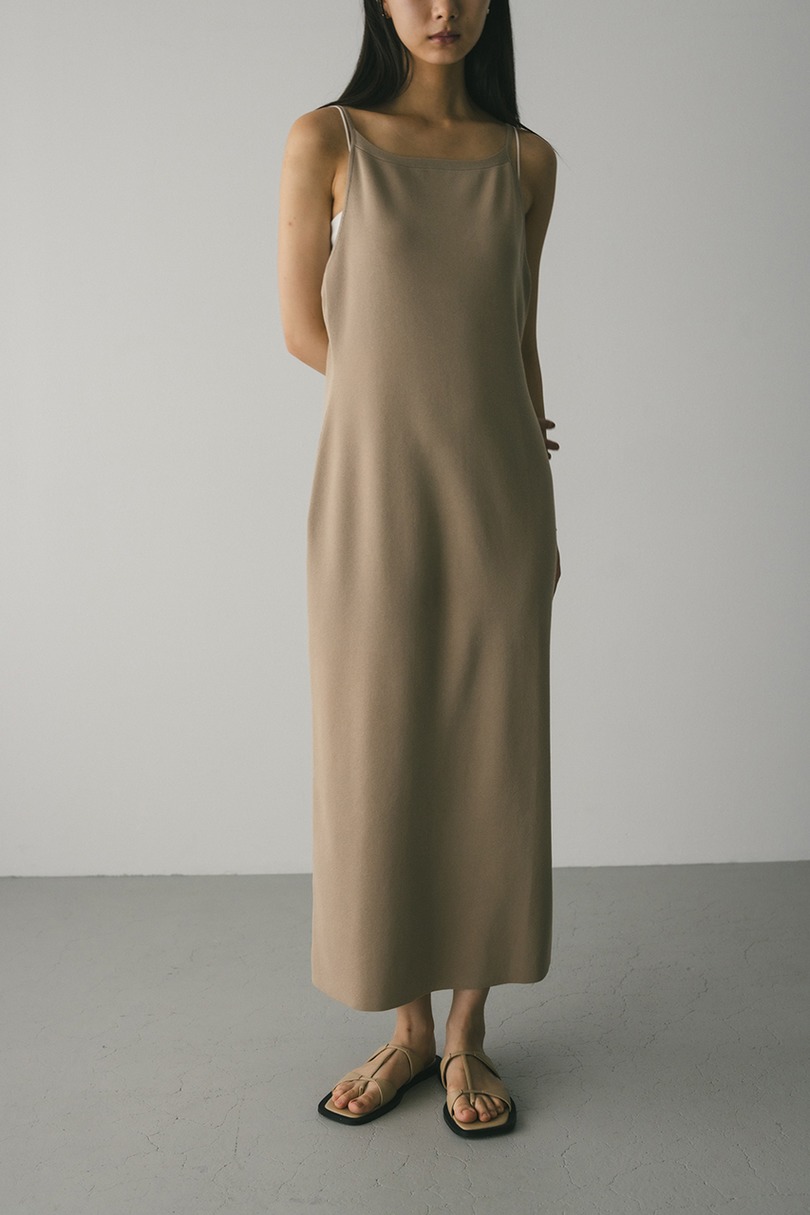 ナローシルエットニットワンピース 詳細画像 BEG 5