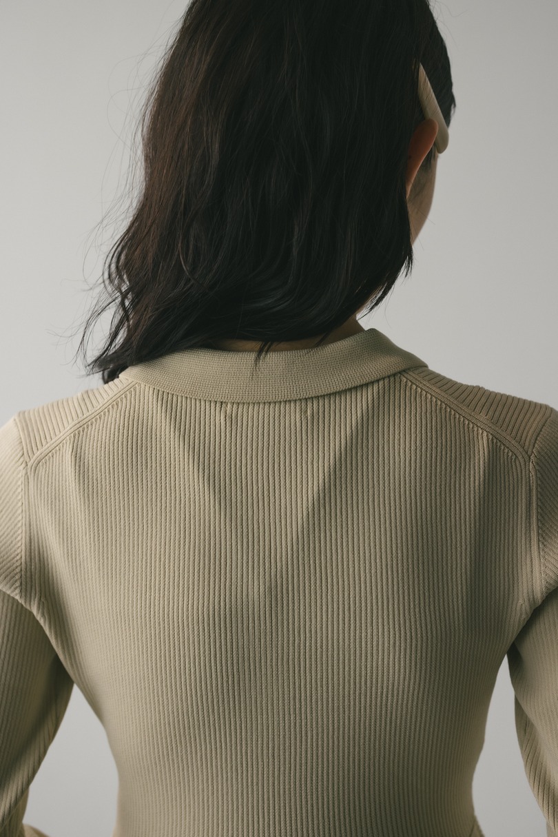 フォルムポロニットワンピース 詳細画像 L/BEG 10