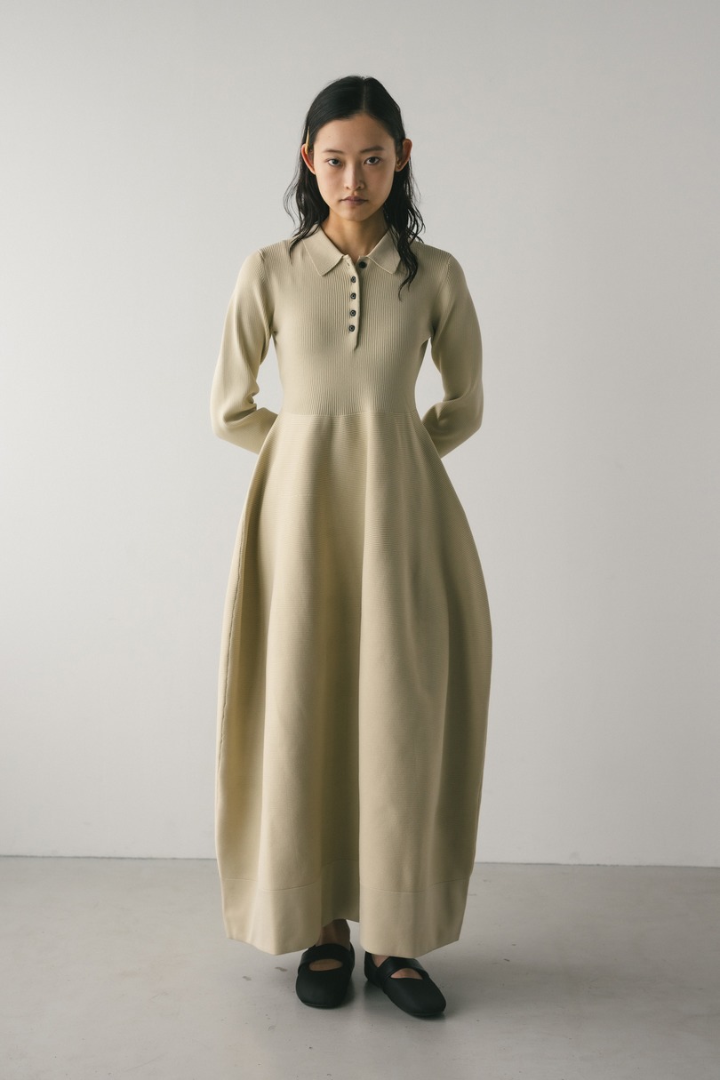 フォルムポロニットワンピース 詳細画像 L/BEG 3