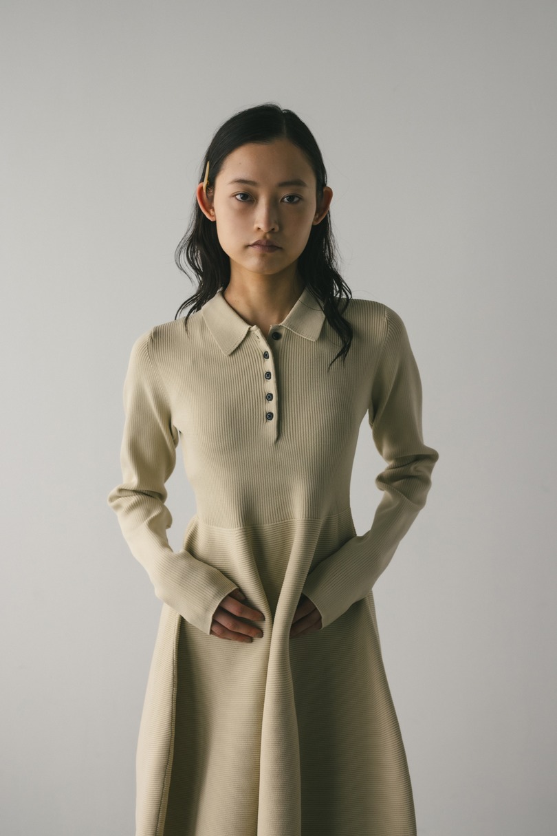 フォルムポロニットワンピース 詳細画像 L/BEG 4