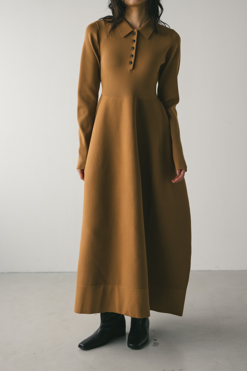 フォルムポロニットワンピース 詳細画像 CAM 3