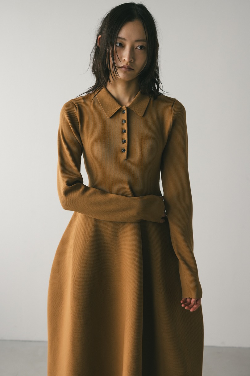 フォルムポロニットワンピース 詳細画像 CAM 5