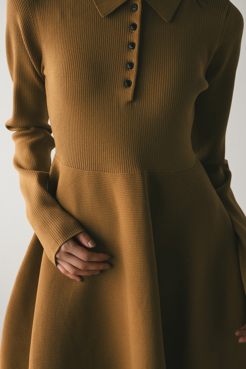 フォルムポロニットワンピース 詳細画像 CAM 7