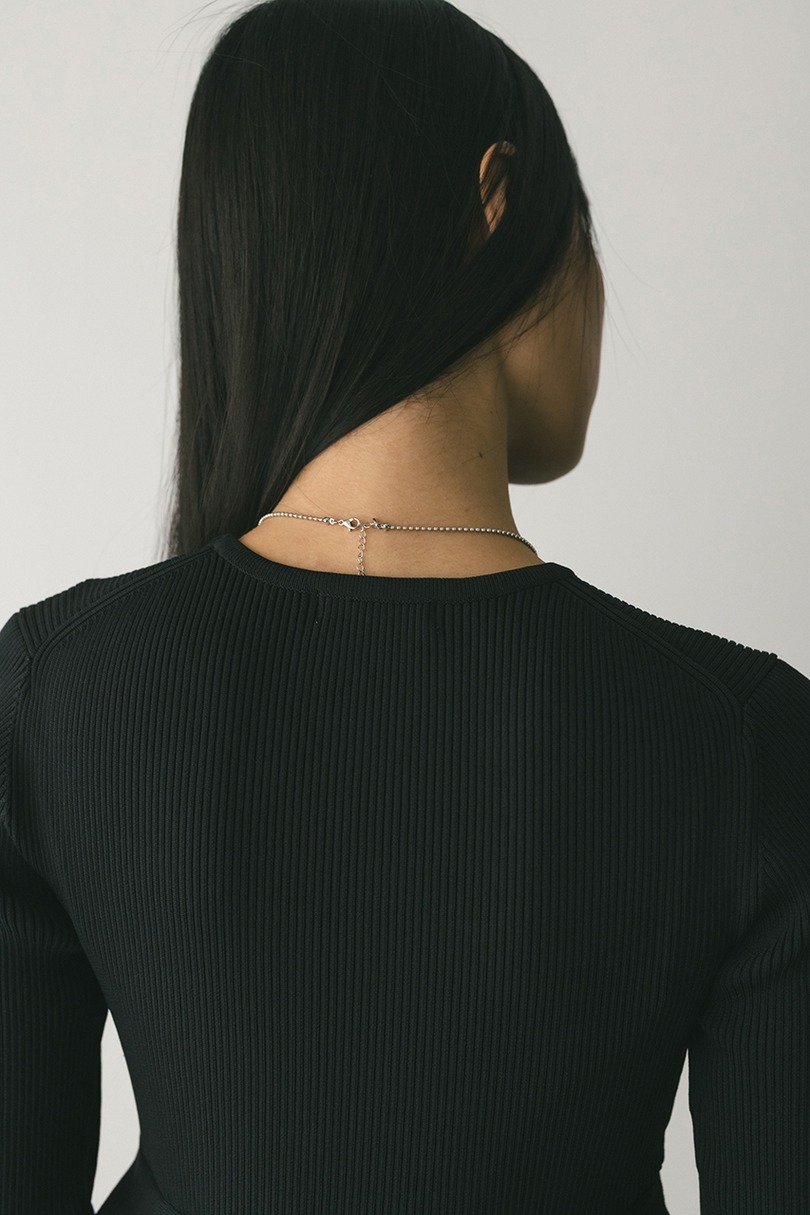 ドッキングフォルムニットワンピース 詳細画像 BLK 10