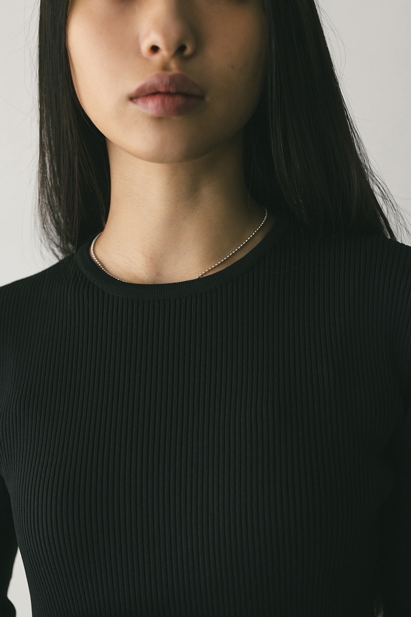 ドッキングフォルムニットワンピース 詳細画像 BLK 4