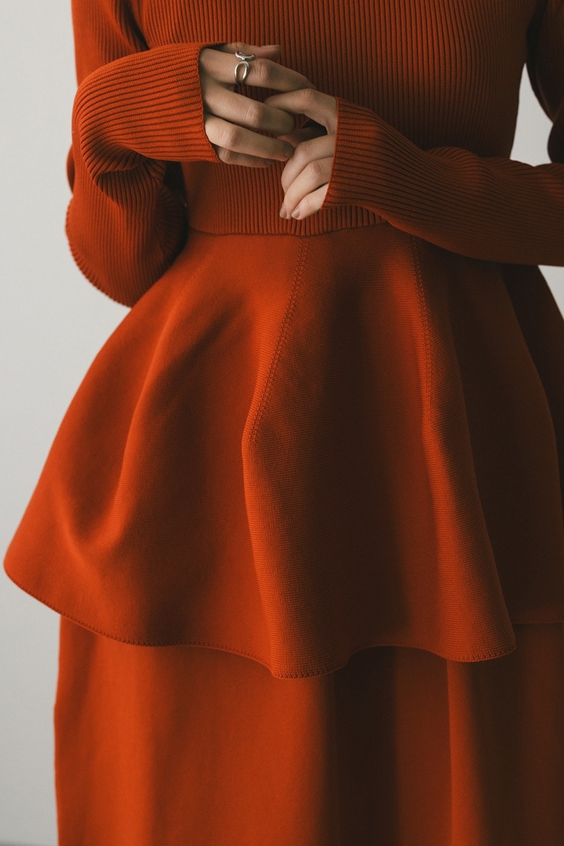 ドッキングフォルムニットワンピース 詳細画像 ORG 5