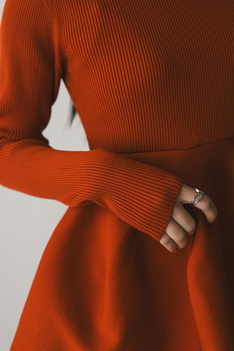 ドッキングフォルムニットワンピース 詳細画像 ORG 6