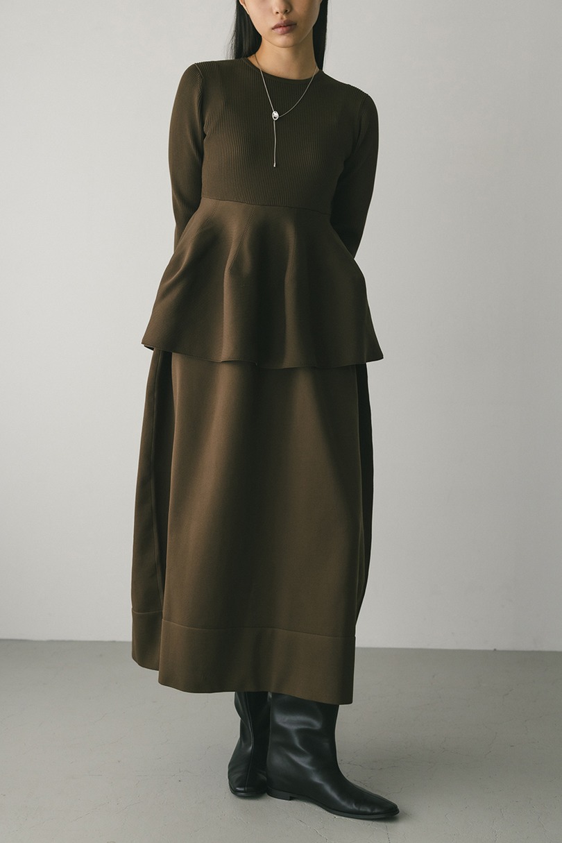 ドッキングフォルムニットワンピース 詳細画像 KHA 2