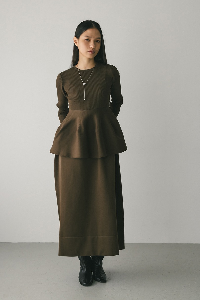 ドッキングフォルムニットワンピース 詳細画像 KHA 3