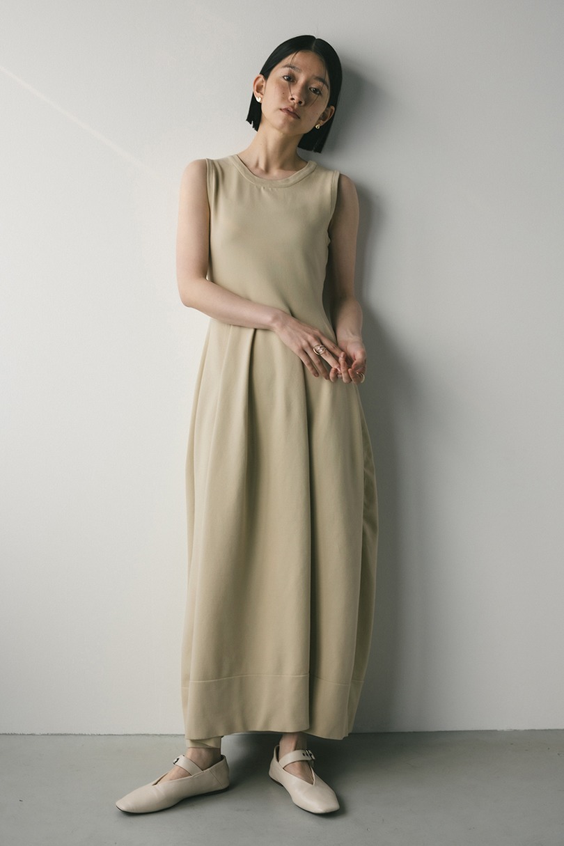 2ピースハーフスリーブポロニットワンピース 詳細画像 BEG 12