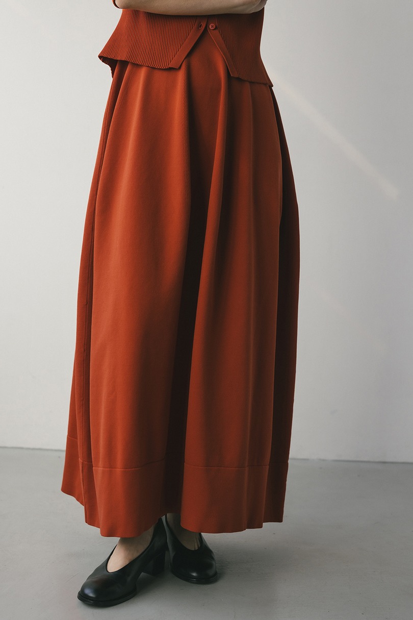 2ピースハーフスリーブポロニットワンピース 詳細画像 D/ORG 10