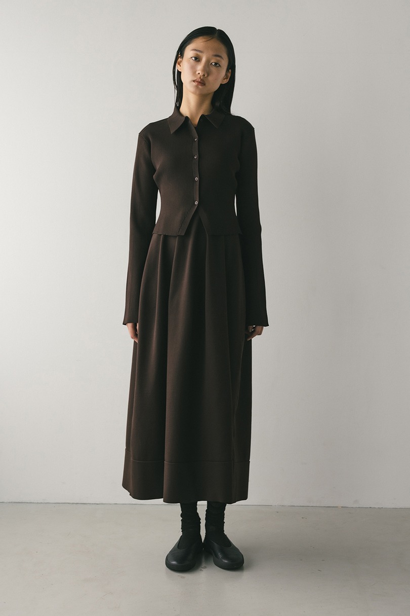 2ピースポロニットワンピース