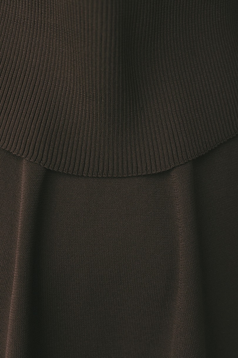 2ピースポロニットワンピース 詳細画像 D/BRN 11