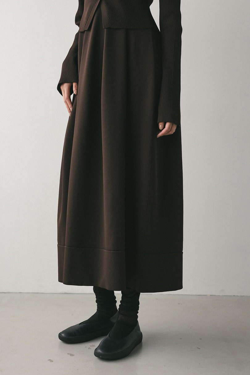 2ピースポロニットワンピース 詳細画像 D/BRN 8