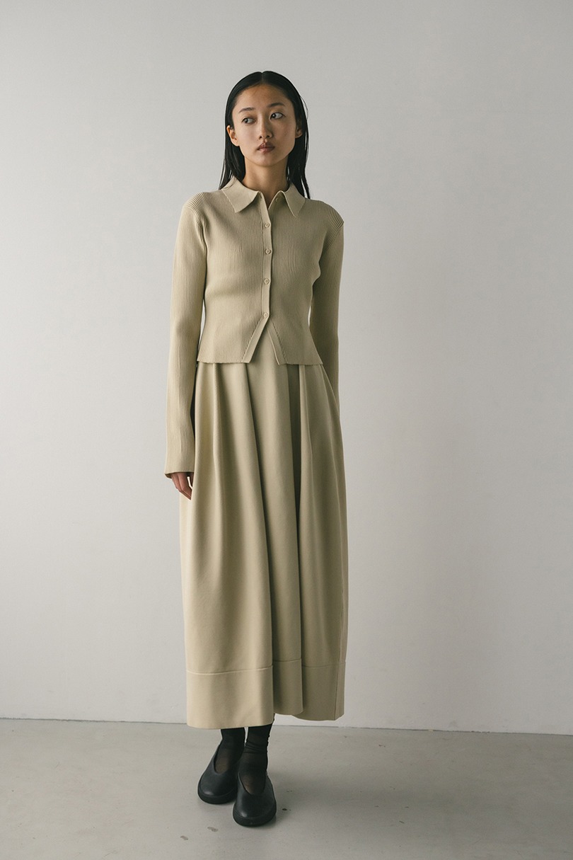 2ピースポロニットワンピース