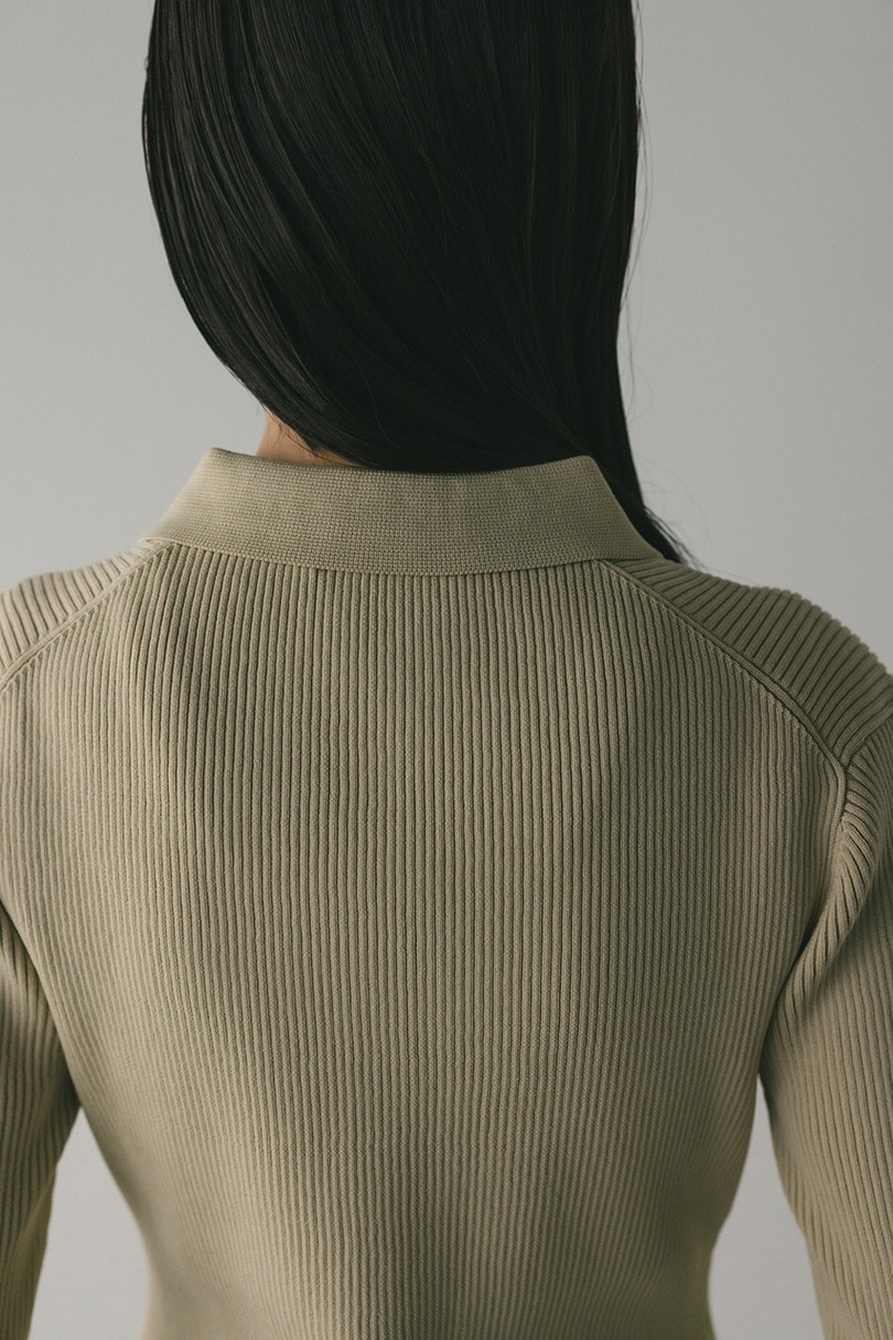 2ピースポロニットワンピース 詳細画像 BEG 11