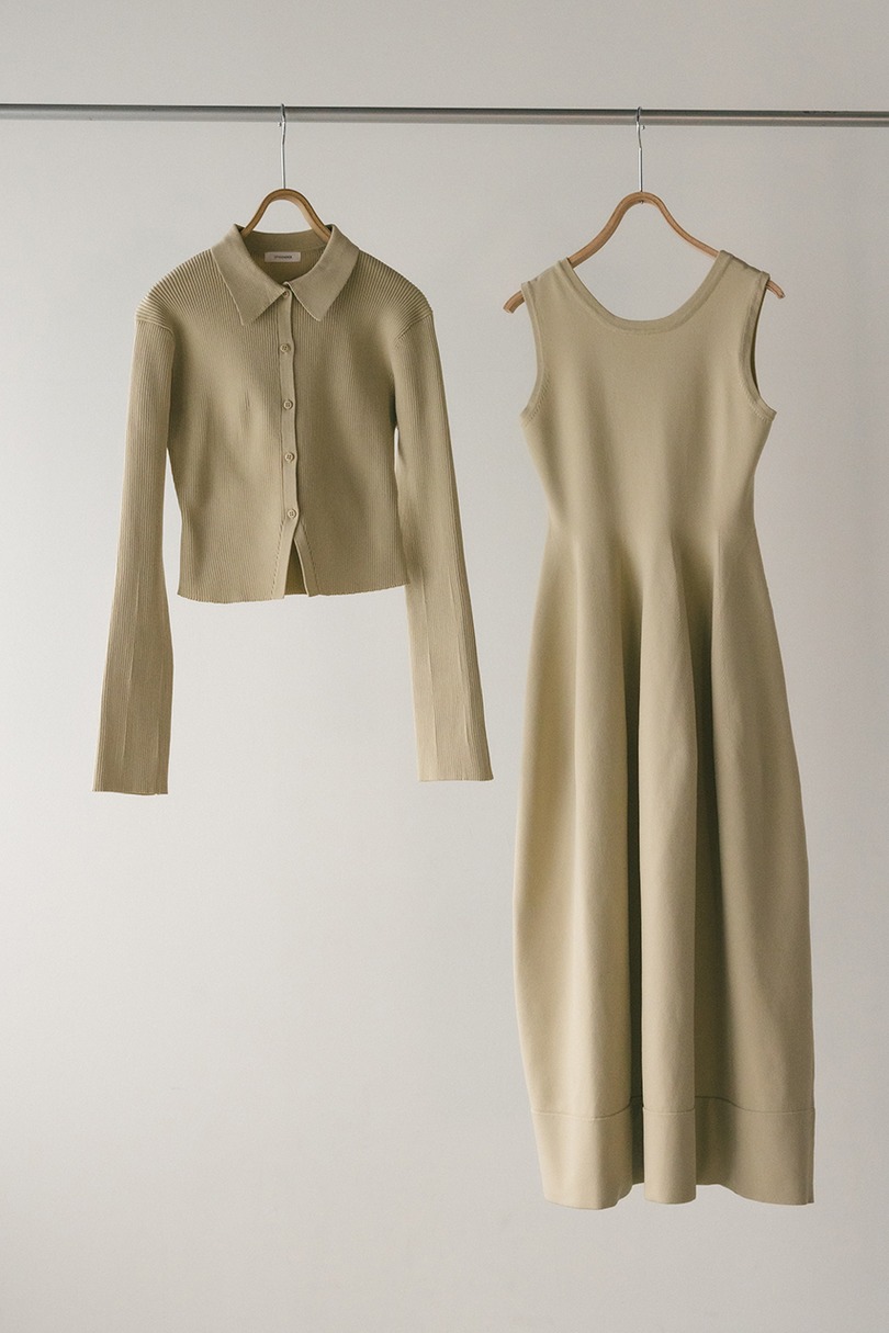 2ピースポロニットワンピース 詳細画像 BEG 14