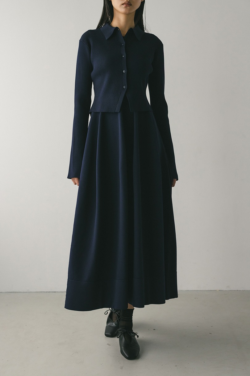 2ピースポロニットワンピース