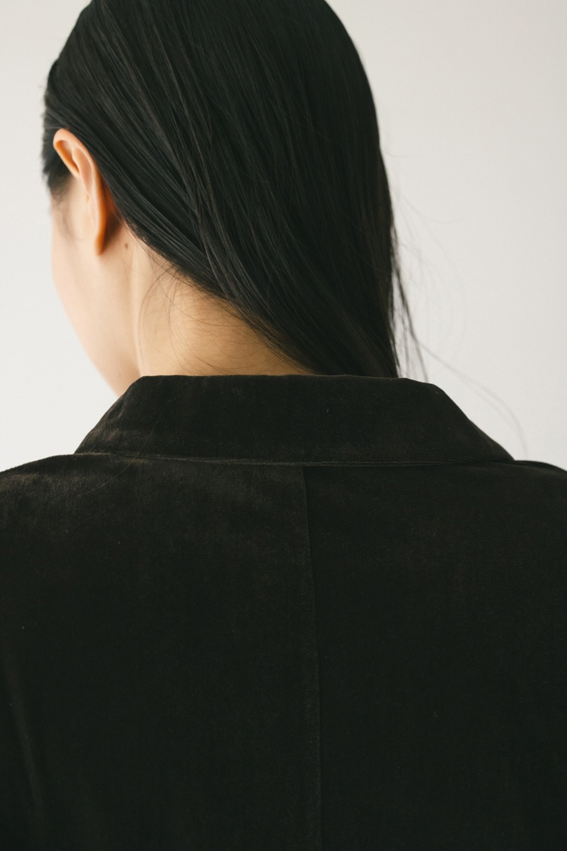 ベロアポロトップ 詳細画像 BRN 12