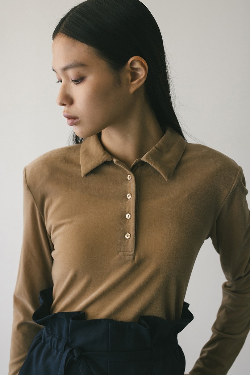 ベロアポロトップ 詳細画像 BEG 3