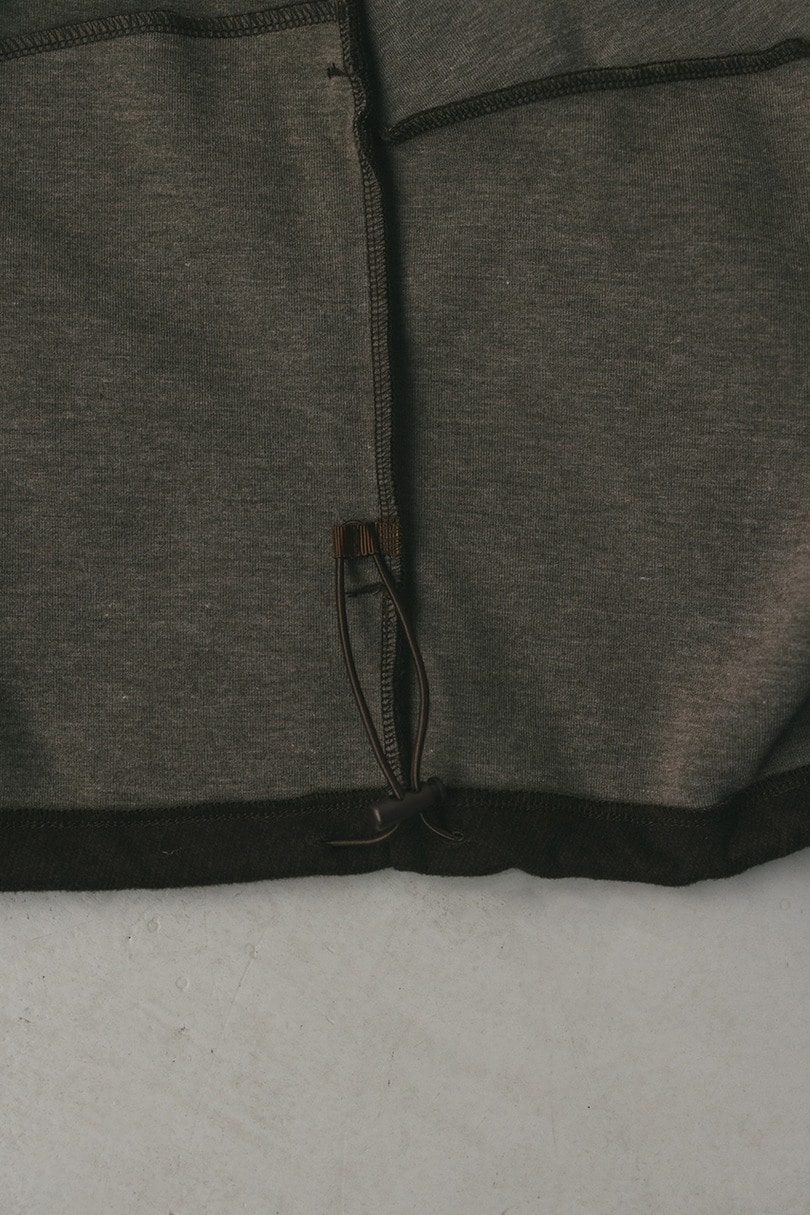 ボンディングノーカラーブルゾン 詳細画像 BRN 14