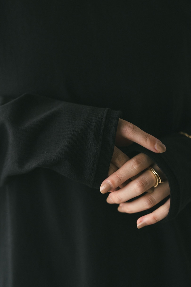 ルーズシルエットロンT 詳細画像 BLK 5