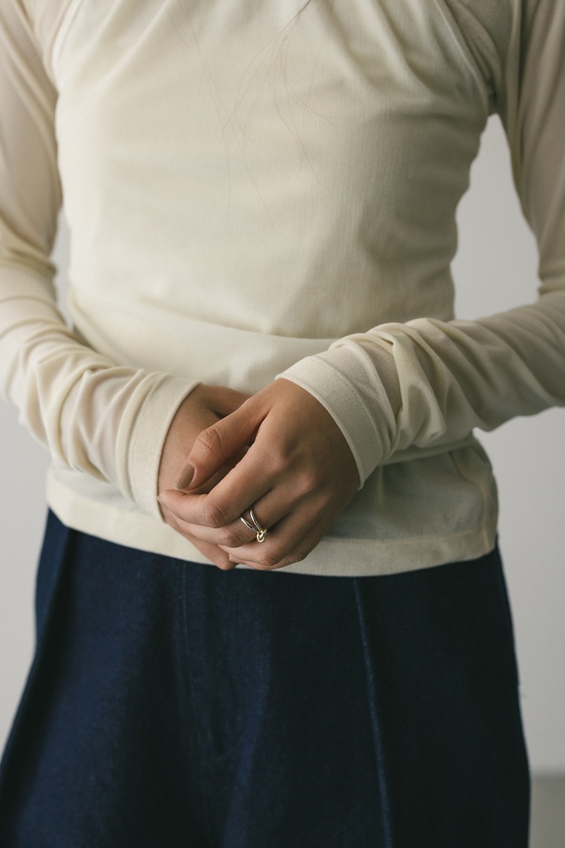 2ピースホルターベロアトップ 詳細画像 IVOY 11