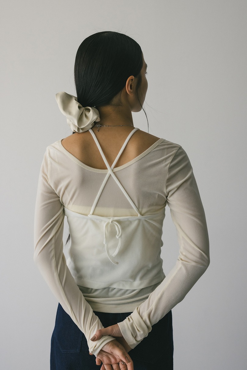 2ピースホルターベロアトップ 詳細画像 IVOY 8