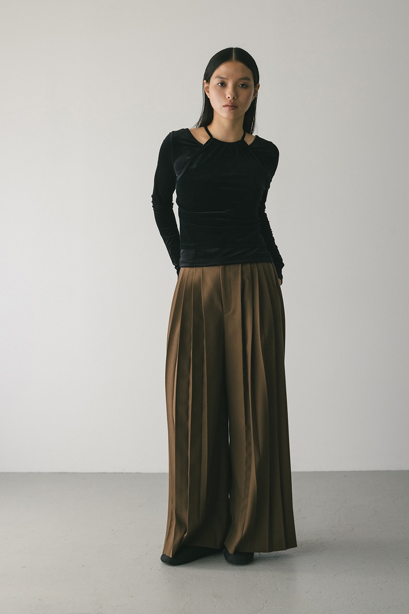 2ピースホルターベロアトップ 詳細画像 BLK 2