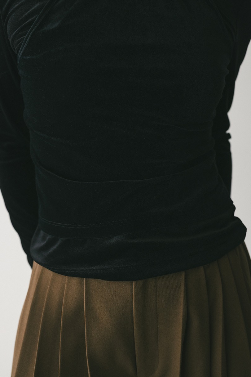 2ピースホルターベロアトップ 詳細画像 BLK 9