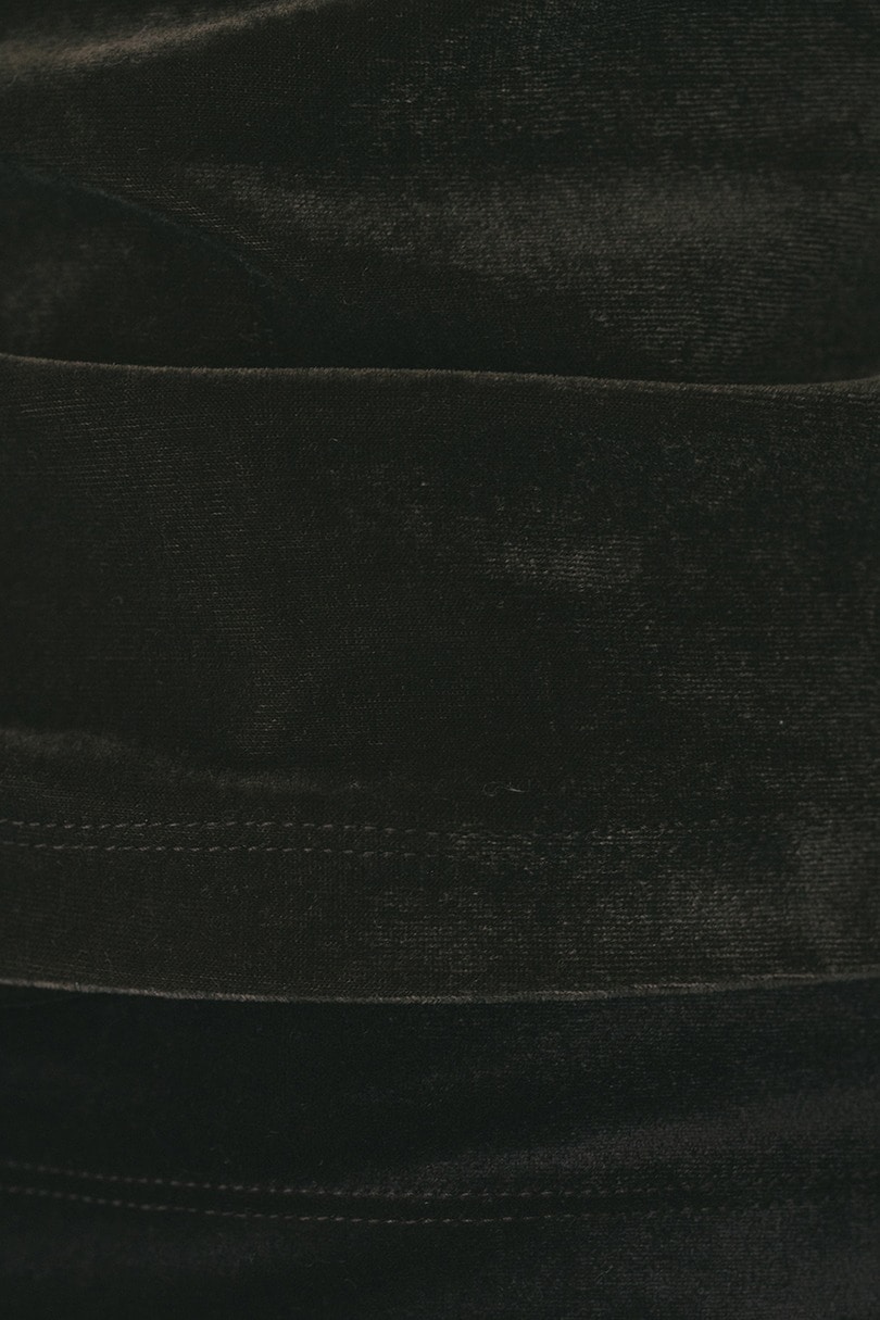 2ピースホルターベロアトップ 詳細画像 BRN 12