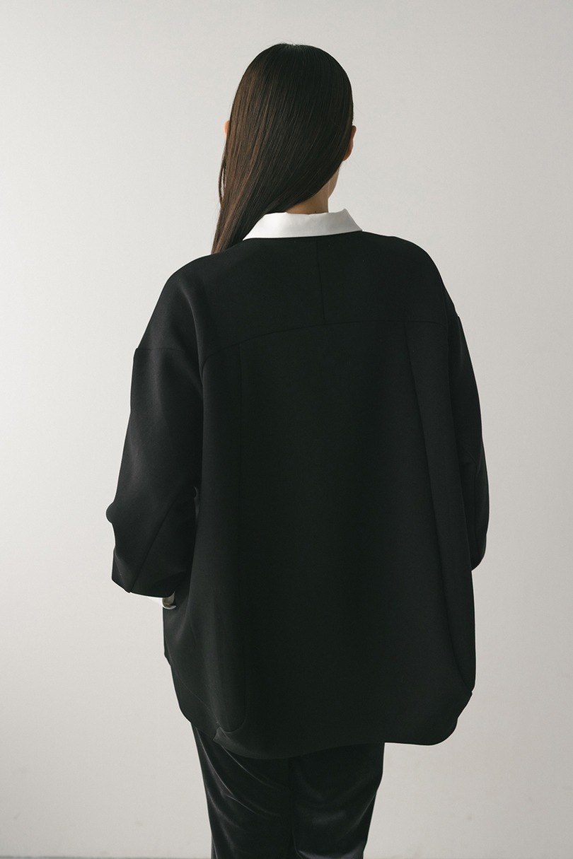 バックパネルポンチスウェットトップ 詳細画像 BLK 7