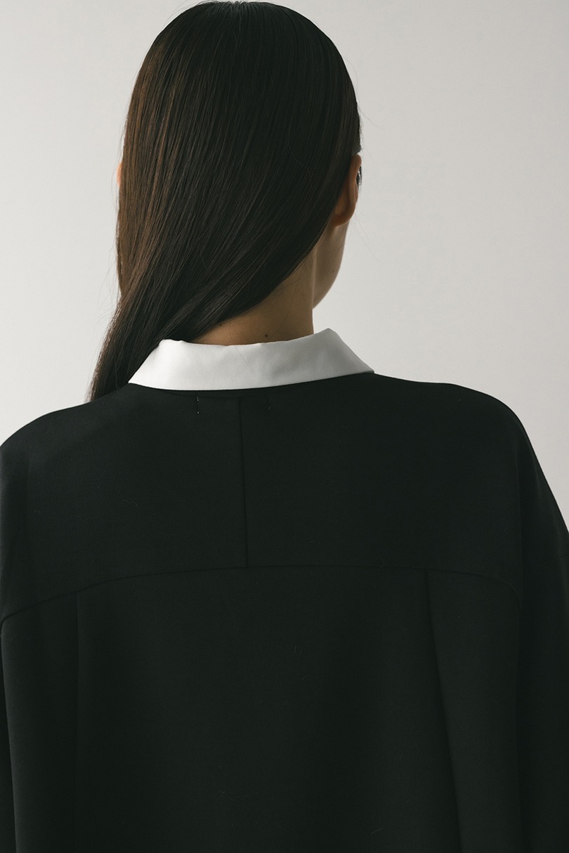 バックパネルポンチスウェットトップ 詳細画像 BLK 8