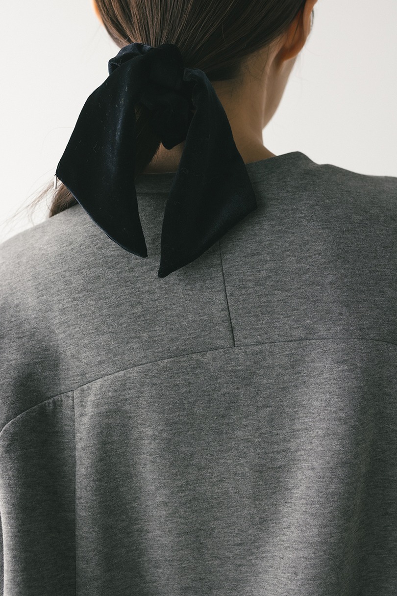 バックパネルポンチスウェットトップ 詳細画像 GRY 13