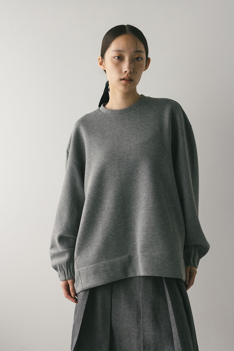 バックパネルポンチスウェットトップ 詳細画像 GRY 4