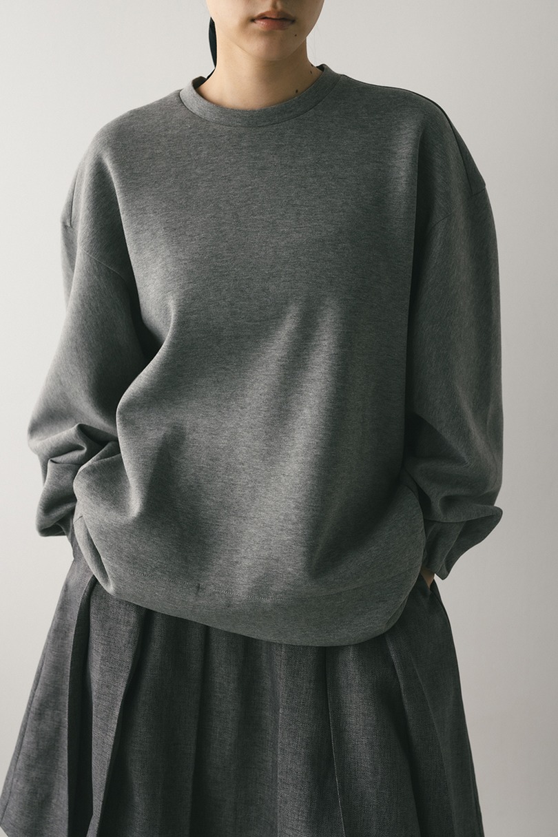 バックパネルポンチスウェットトップ 詳細画像 GRY 5