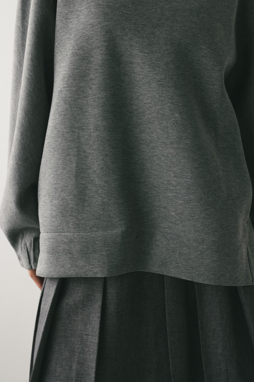 バックパネルポンチスウェットトップ 詳細画像 GRY 7