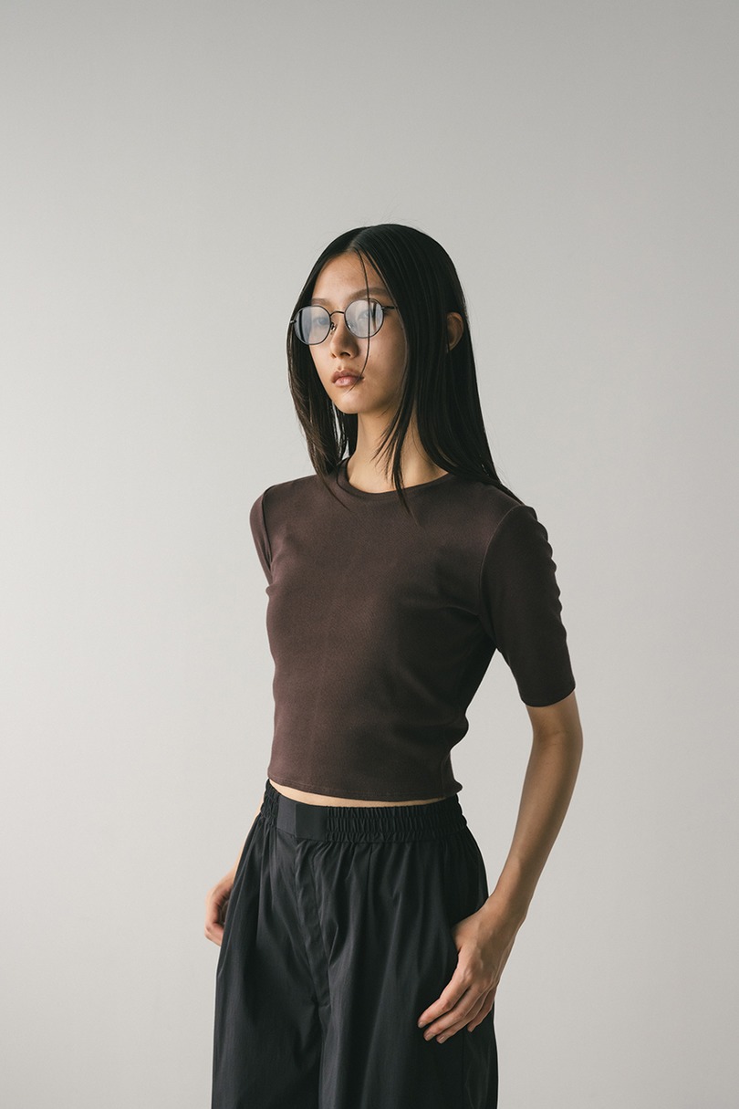 ハーフスリーブT 詳細画像 BRN 4