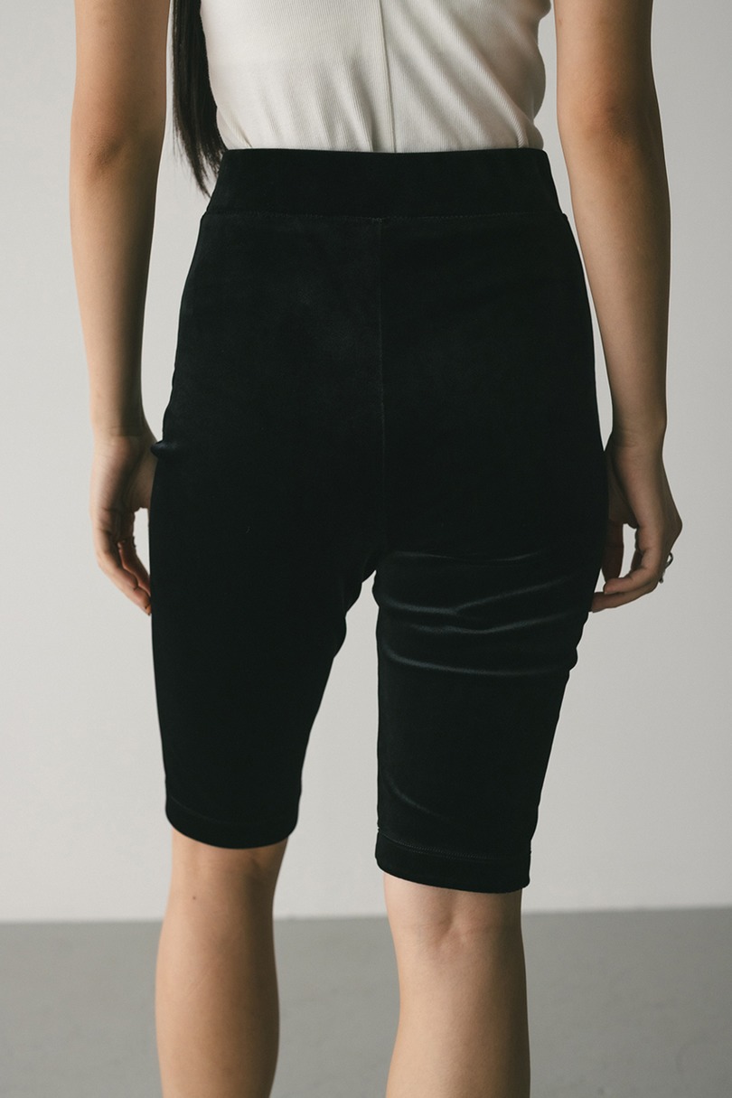 ベロアバイカーパンツ 詳細画像 BLK 6