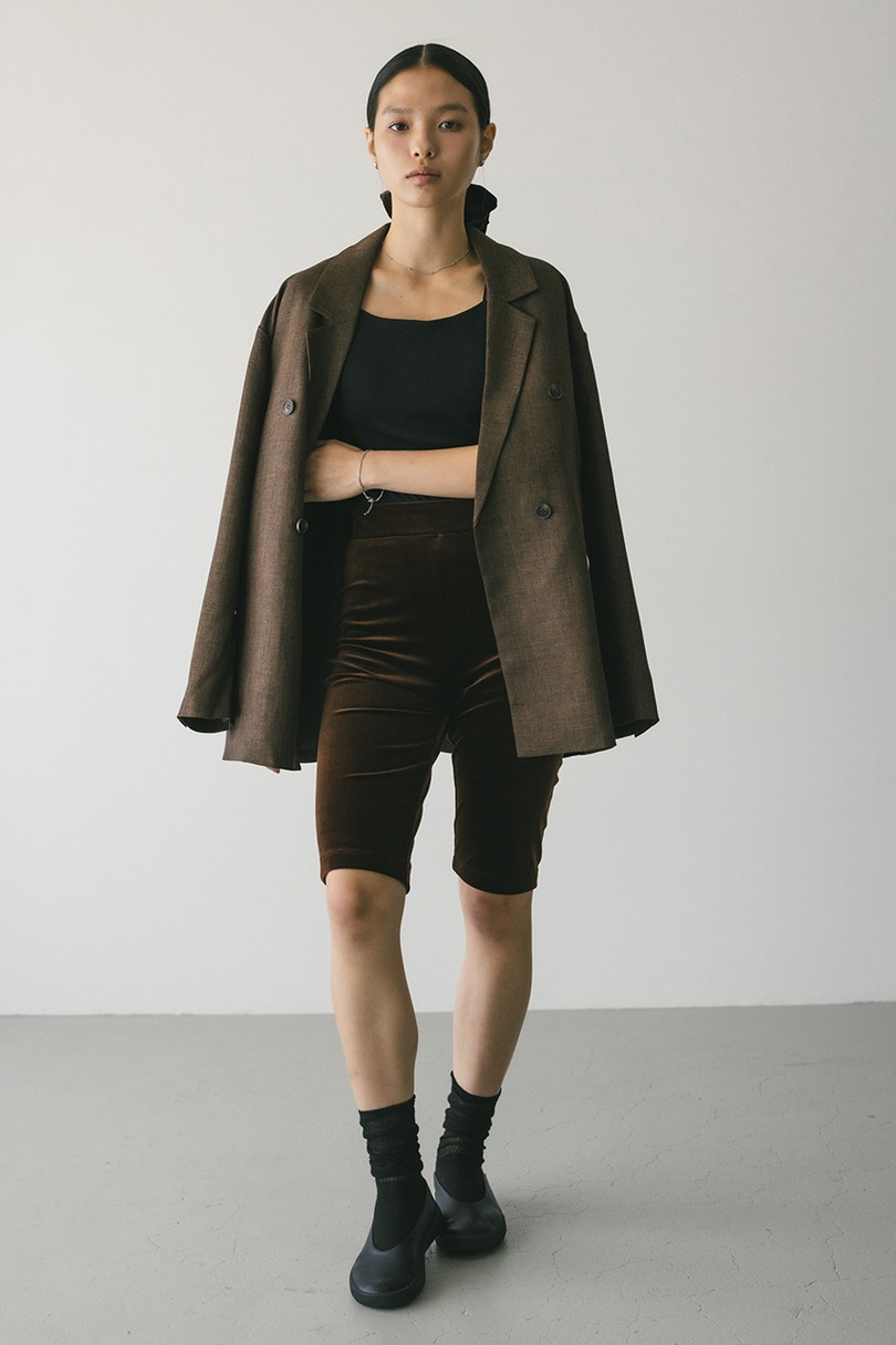 ベロアバイカーパンツ