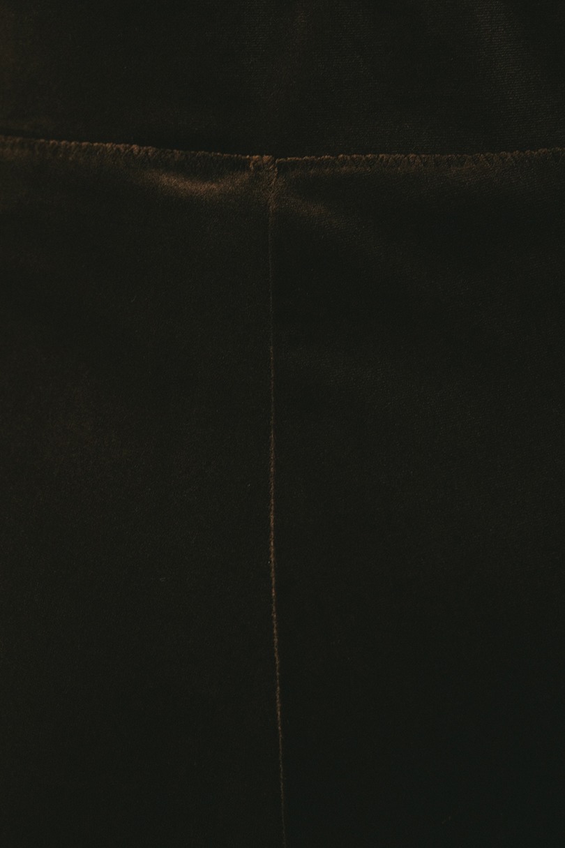 ベロアバイカーパンツ 詳細画像 BRN 9